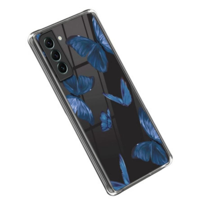 Coque Samsung Galaxy S23 Plus 5G Papillons Bleus