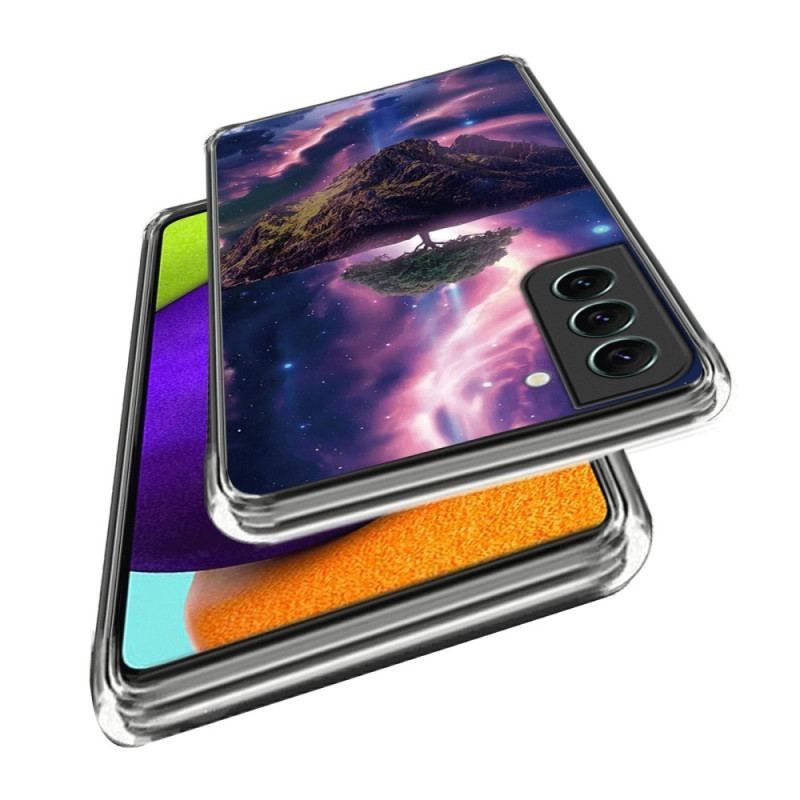 Coque Samsung Galaxy S23 Plus 5G Silicone Arbre Futuriste