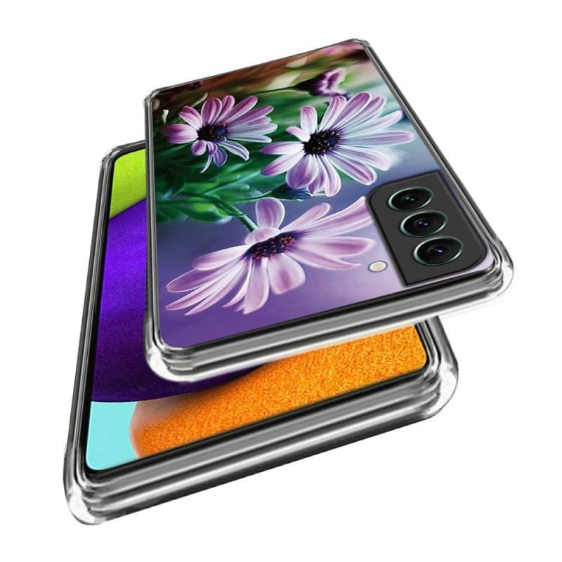 Coque Samsung Galaxy S23 Plus 5G Silicone Florale