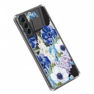 Coque Samsung Galaxy S23 Plus 5G Transparente Fleurs