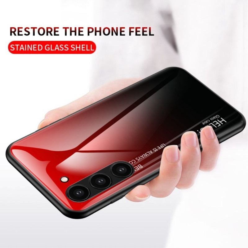 Coque Samsung Galaxy S23 Plus 5G Verre Trempé Hello