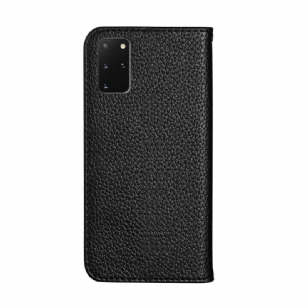 Flip cover Samsung Galaxy S20 Plus simili cuir grainé