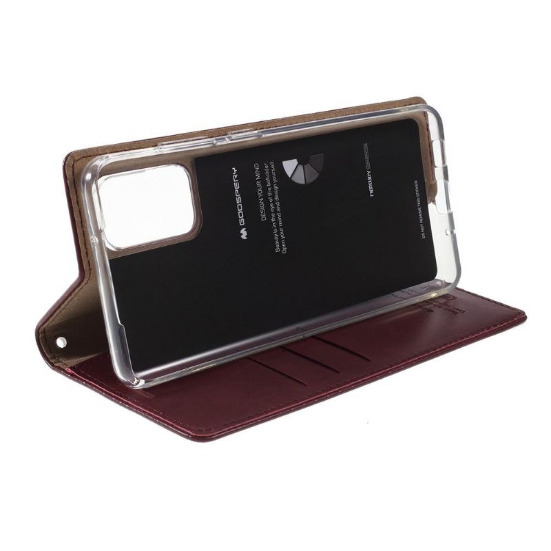 Housse Samsung Galaxy S20 Plus Blue Moon Simili Cuir - Vin Rouge