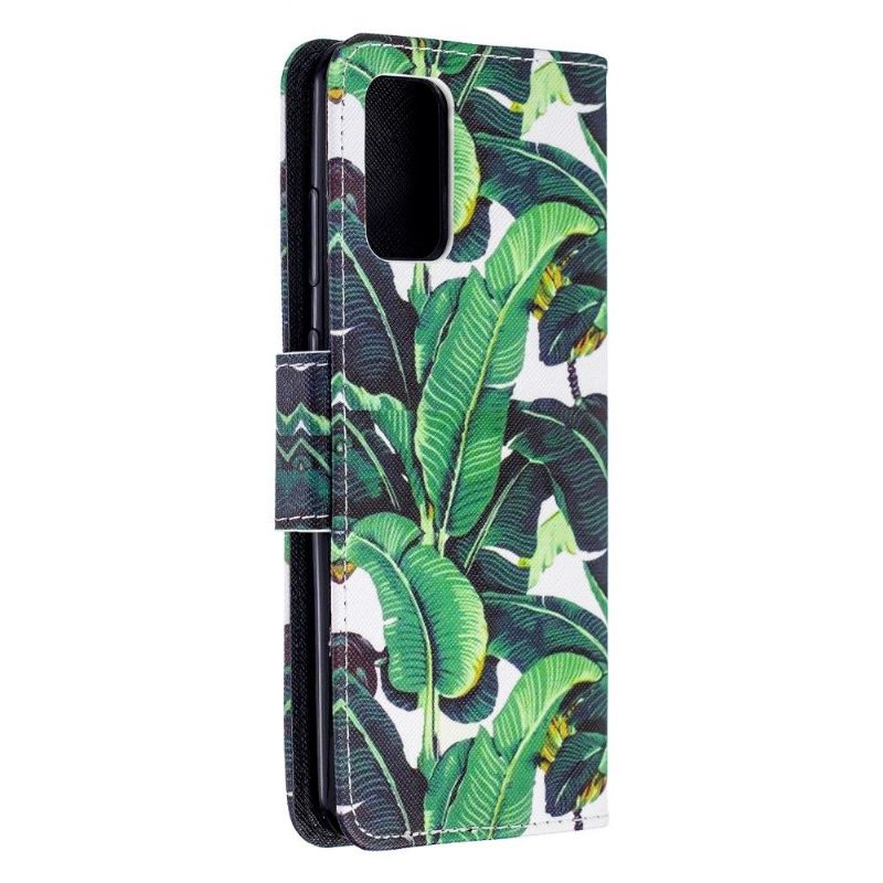 Housse Samsung Galaxy S20 Plus Feuilles de Bananier