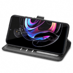 Housse Motorola Edge 20 Pro Indila Simili Cuir Porte Cartes