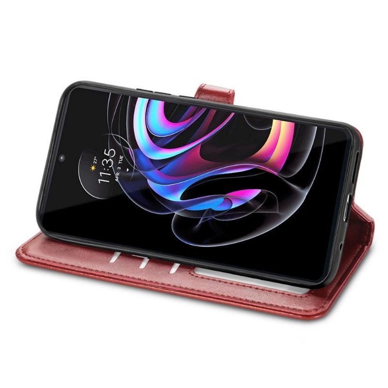 Housse Motorola Edge 20 Pro Indila Simili Cuir Porte Cartes