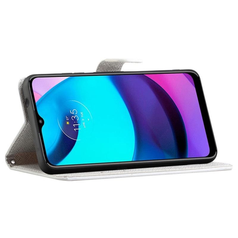 Housse Moto G71 5G Funky Cats à Lanière