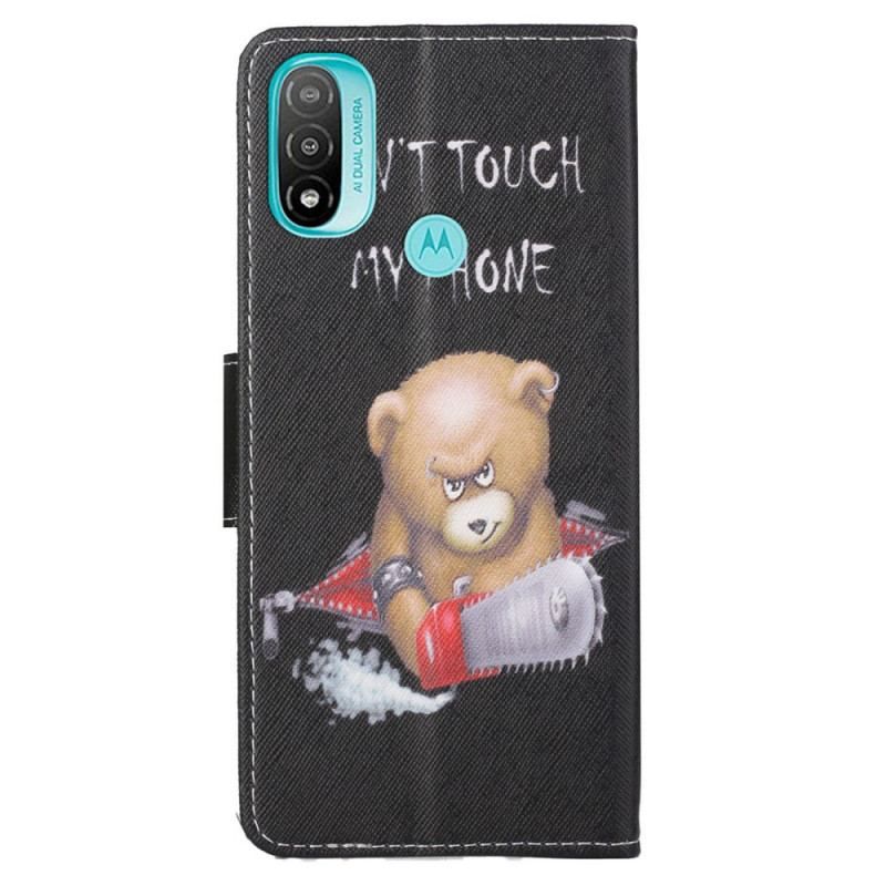 Housse Moto G71 5G Ours Dangereux