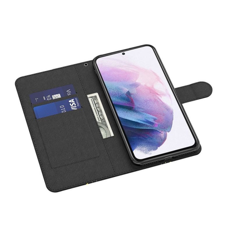 Housse Moto G71 5G Papillons Bleus Volants