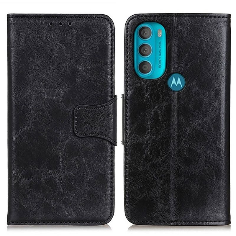 Housse Moto G71 5G Rabat Magnétique Double Face