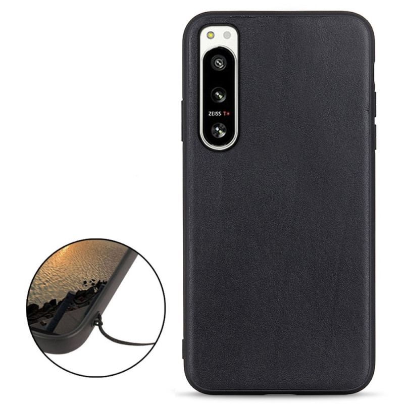 Coque Sony Xperia 5 IV Cuir