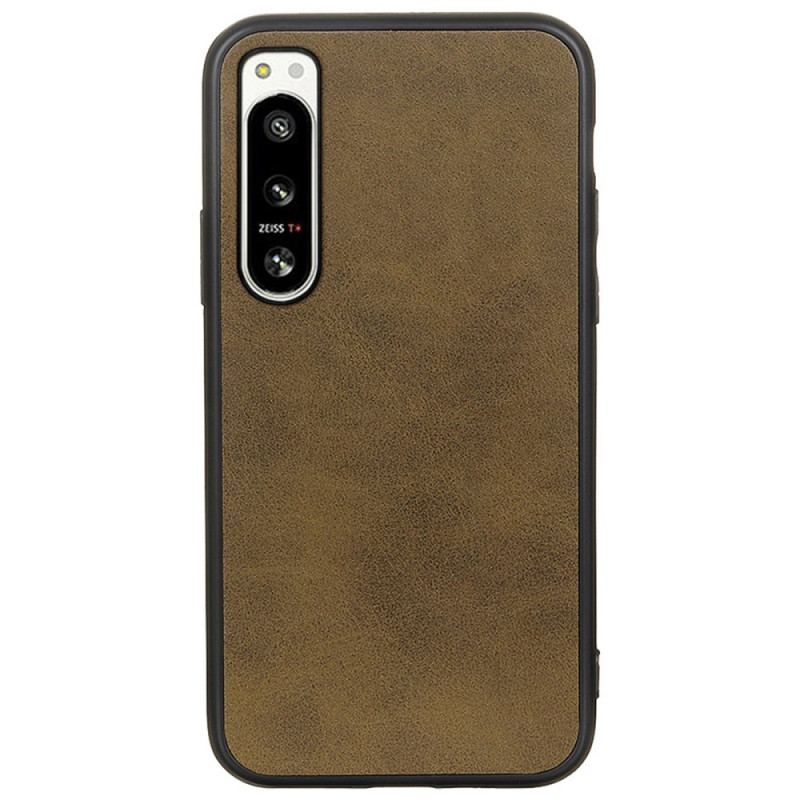 Coque Sony Xperia 5 IV Effet Cuir