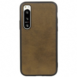 Coque Sony Xperia 5 IV Effet Cuir