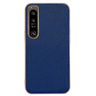 Coque Sony Xperia 5 IV Vrai Cuir