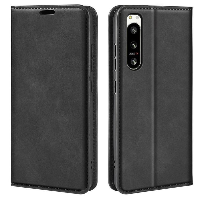 Flip Cover Sony Xperia 5 IV Style Cuir