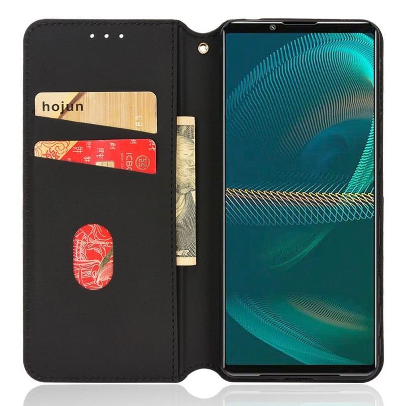 Flip Cover Sony Xperia 5 IV Texture 3D