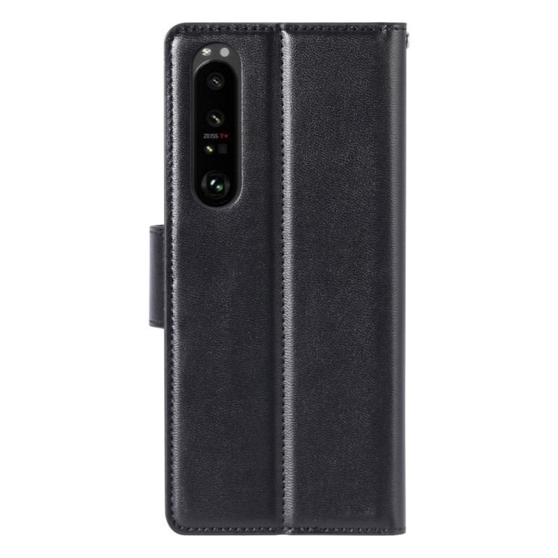 Housse Sony Xperia 1 IV Effet Cuir HANMAN