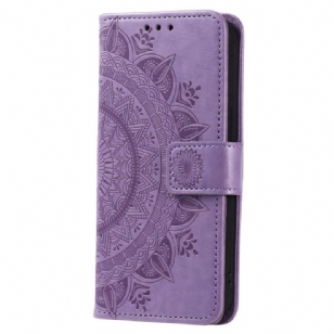 Housse Sony Xperia 5 IV Mandala Soleil à Lanière