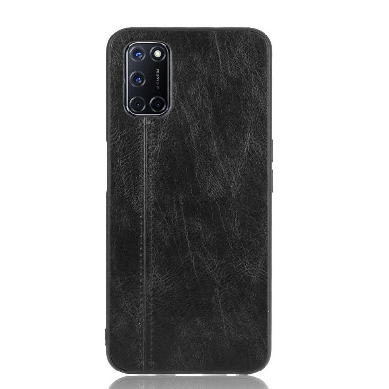 Coque Oppo A72 Effet Cuir Coutures