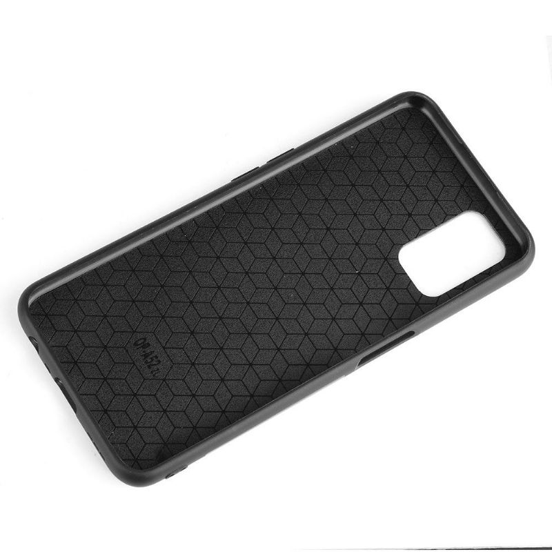 Coque Oppo A72 Effet Cuir Coutures