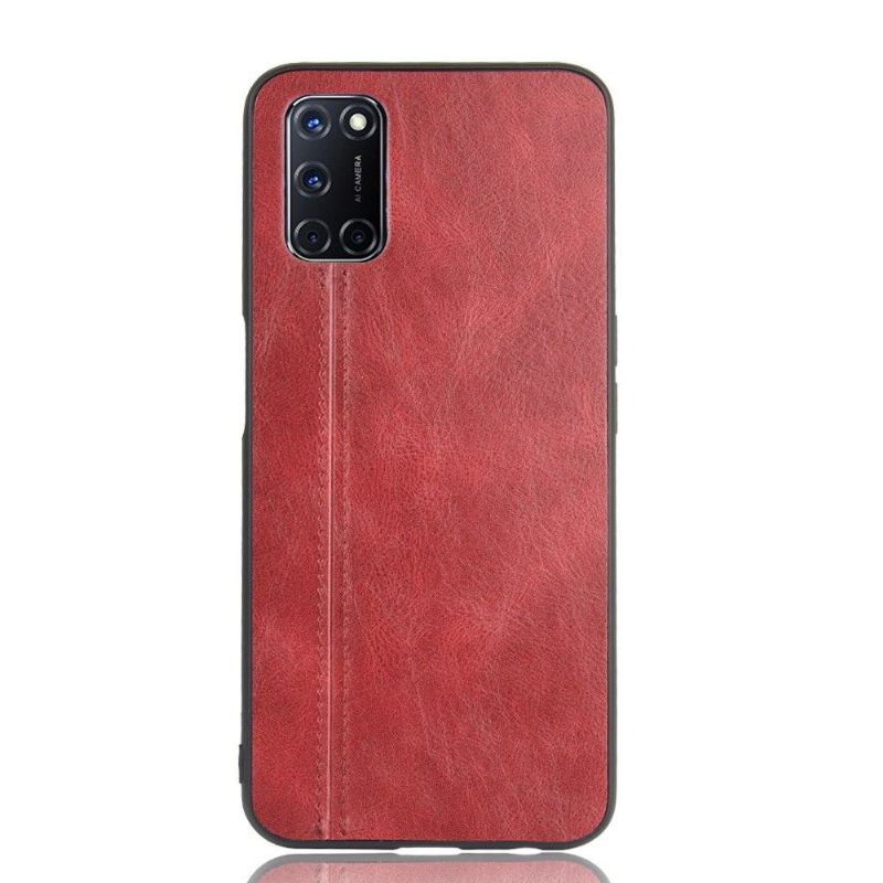 Coque Oppo A72 Effet Cuir Coutures