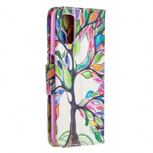 Étui Oppo A72 arbre coloré