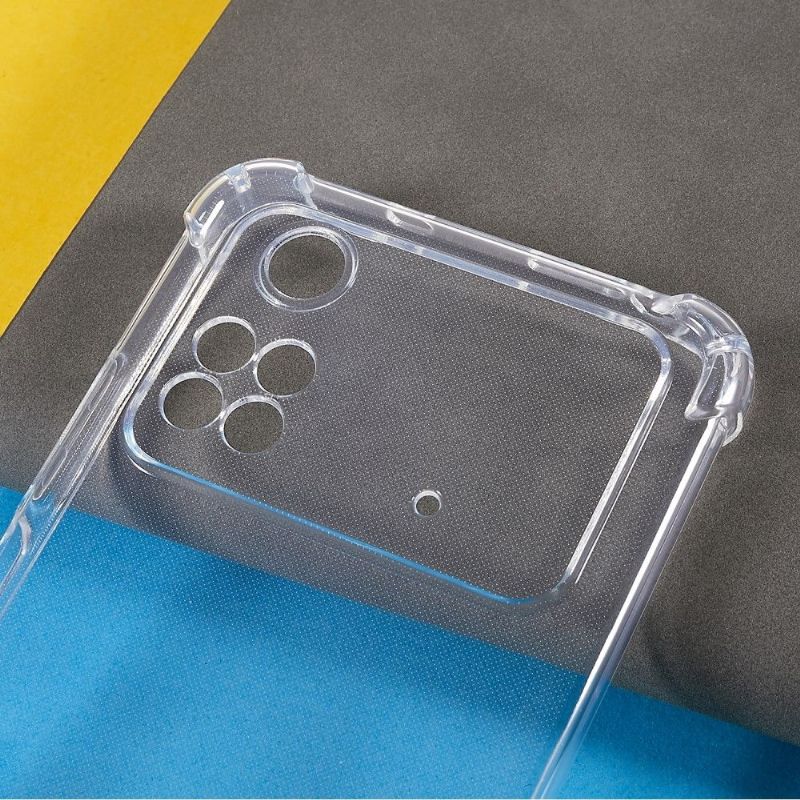 Coque Poco M4 Pro 4G transparente angles renforcés