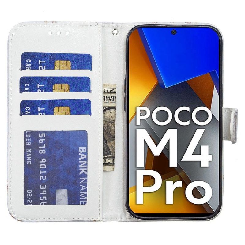 Housse Poco M4 Pro 4G Marbre Géométrie