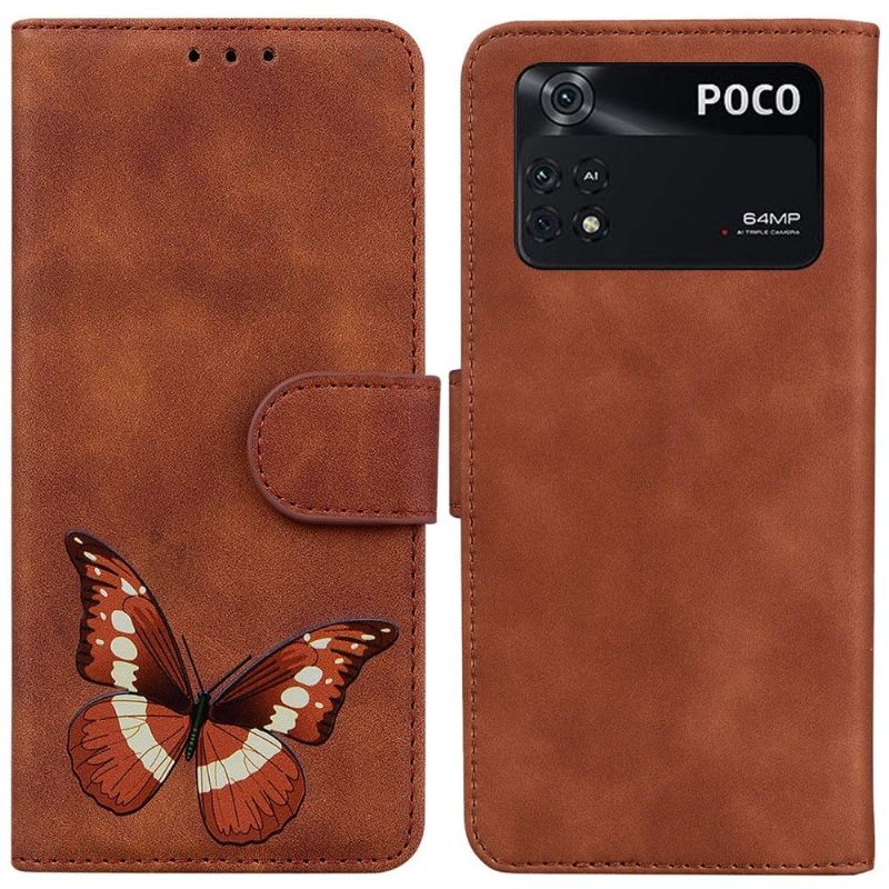 Housse Poco M4 Pro 4G Protection Papillon Coloré