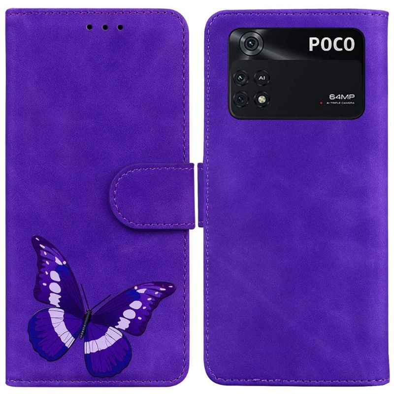 Housse Poco M4 Pro 4G Protection Papillon Coloré