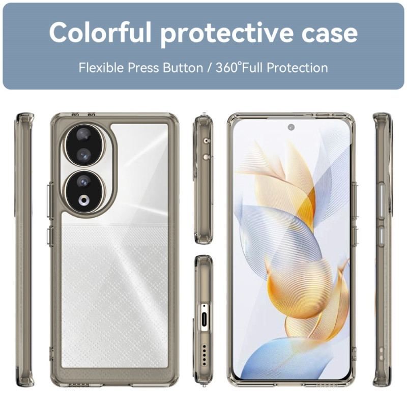 Coque Honor 90 Acrylique Rebords Silicone