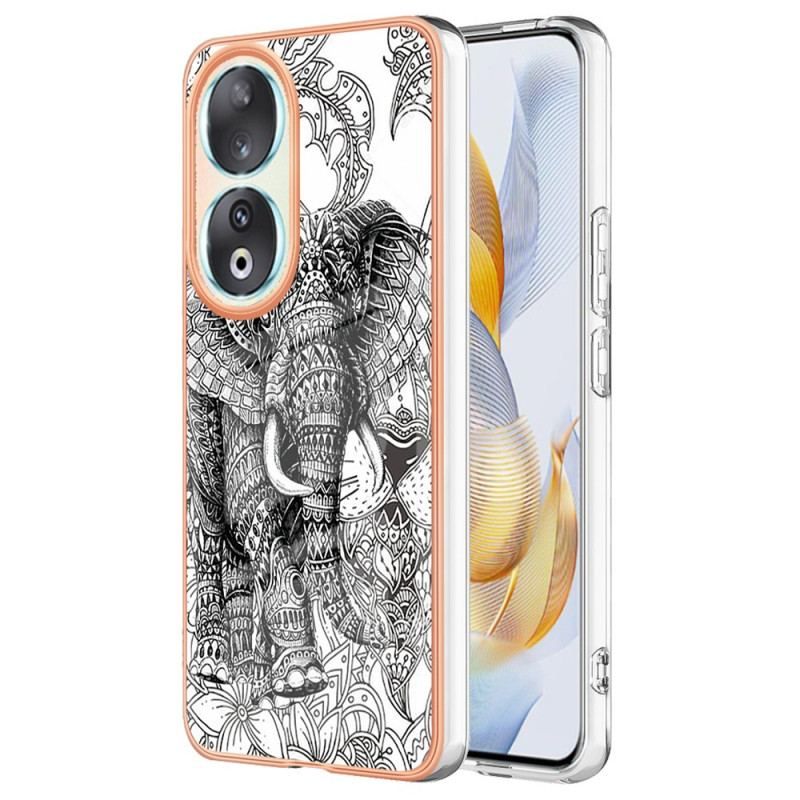 Coque Honor 90 Éléphant Tribal