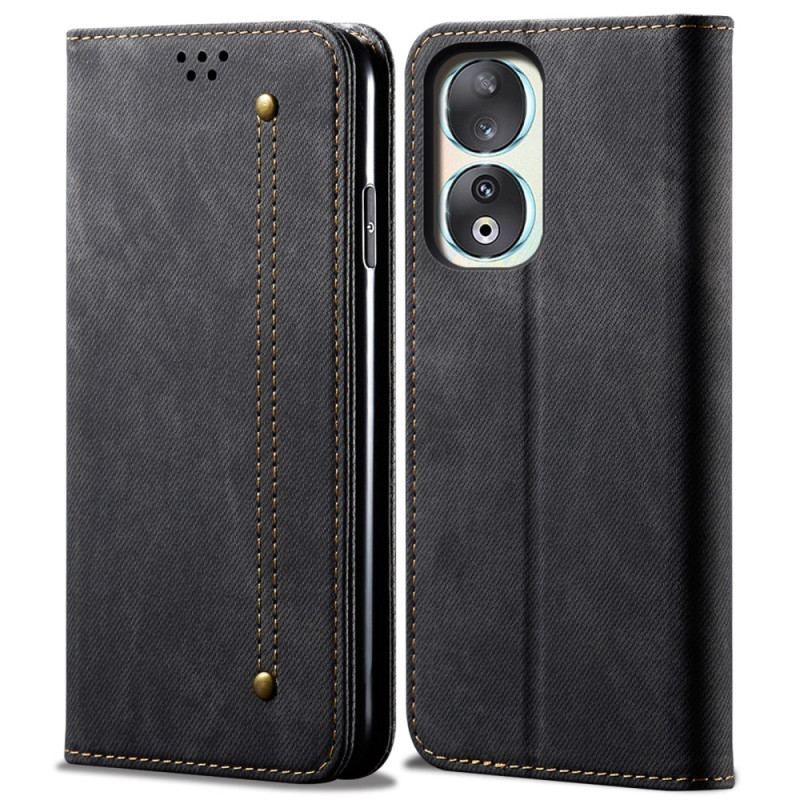 Flip Cover Honor 90 Tissu