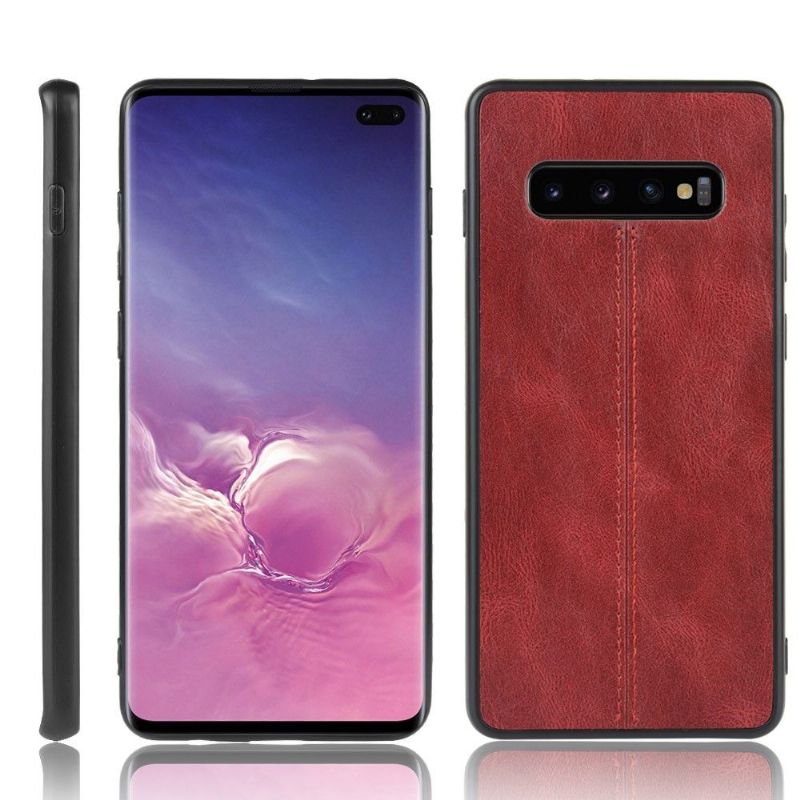 Coque Samsung Galaxy S10 Plus Effet Cuir