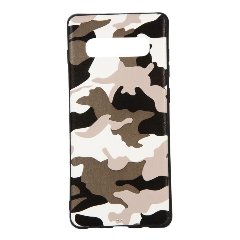 Samsung Galaxy S10 Plus - Coque gel camouflage militaire