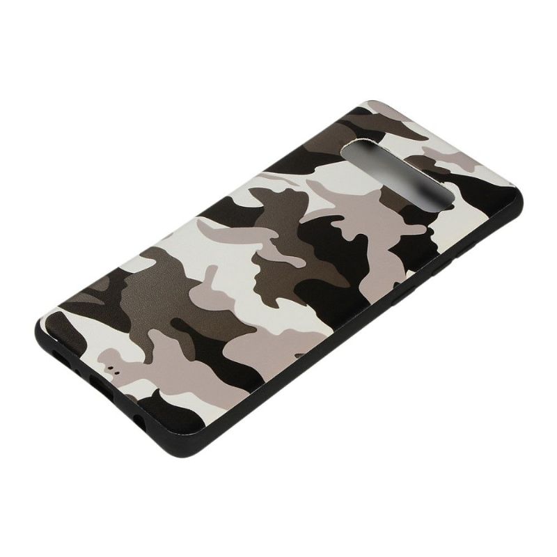 Samsung Galaxy S10 Plus - Coque gel camouflage militaire