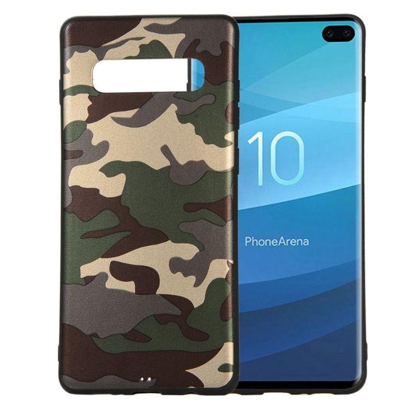 Samsung Galaxy S10 Plus - Coque gel camouflage militaire