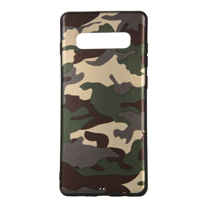 Samsung Galaxy S10 Plus - Coque gel camouflage militaire