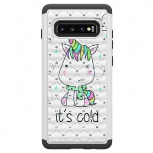 Samsung Galaxy S10 Plus - Coque Luxury Motif Licorne