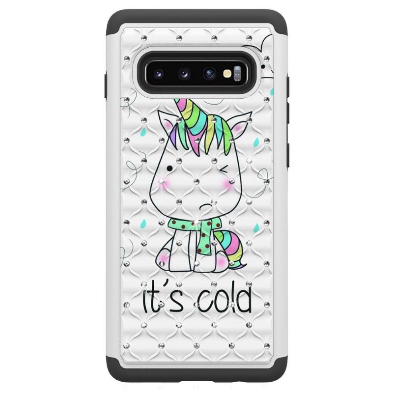 Samsung Galaxy S10 Plus - Coque Luxury Motif Licorne