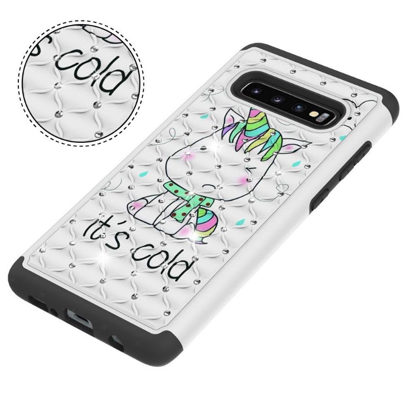 Samsung Galaxy S10 Plus - Coque Luxury Motif Licorne