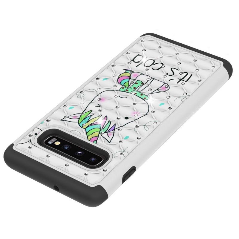 Samsung Galaxy S10 Plus - Coque Luxury Motif Licorne