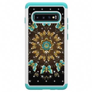 Samsung Galaxy S10 Plus - Coque Luxury multiples papillons