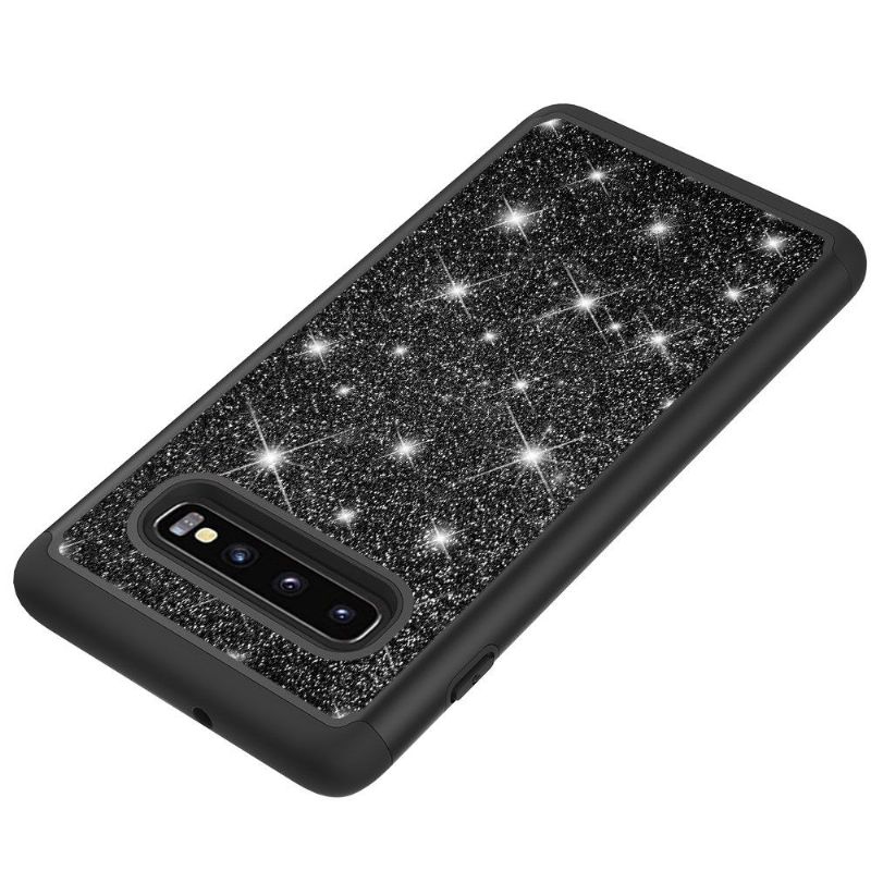 Samsung Galaxy S10 Plus - Coque paillettes La Delphine antichoc