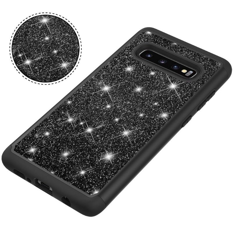 Samsung Galaxy S10 Plus - Coque paillettes La Delphine antichoc