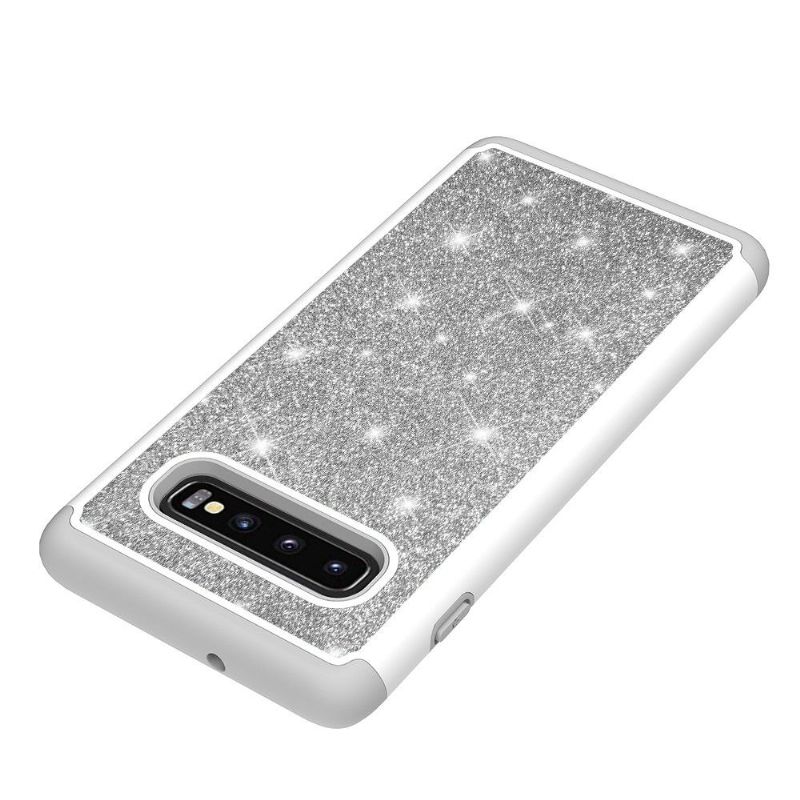 Samsung Galaxy S10 Plus - Coque paillettes La Delphine antichoc