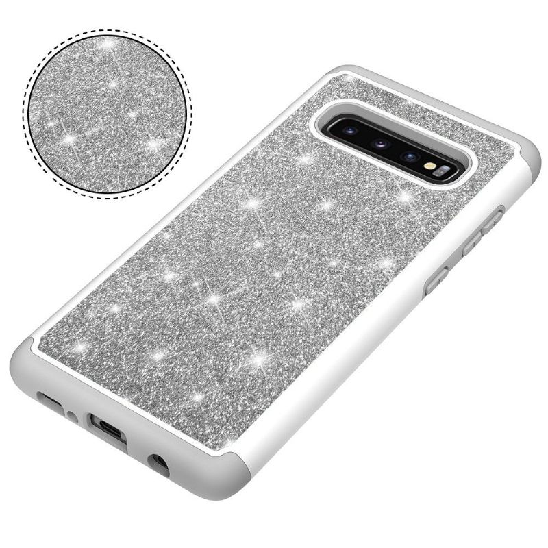 Samsung Galaxy S10 Plus - Coque paillettes La Delphine antichoc