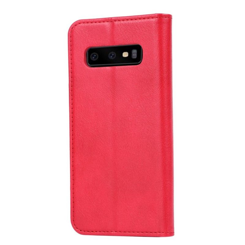 Samsung Galaxy S10 Plus - Étui cuir stand case