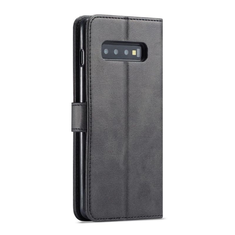 Samsung Galaxy S10 Plus - Etui en cuir style portefeuille