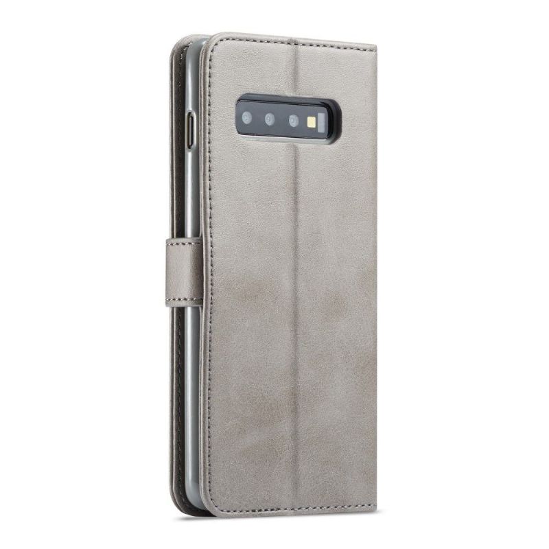 Samsung Galaxy S10 Plus - Etui en cuir style portefeuille